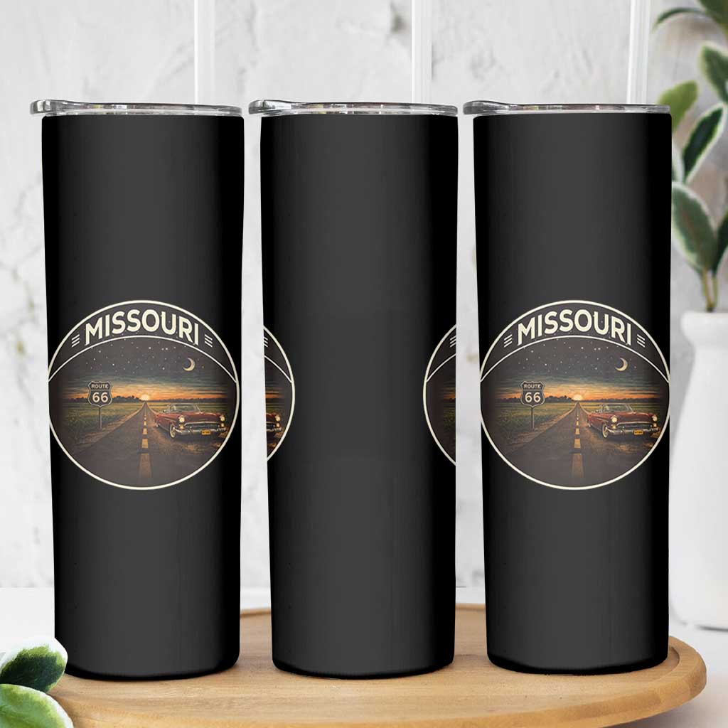 Missouri State Route Highway 66 Skinny Tumbler Mother Road Travel Gift