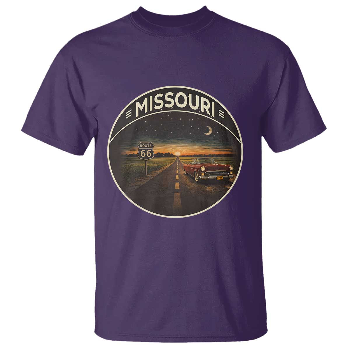 Missouri State Route Highway 66 T Shirt Mother Road Travel Gift