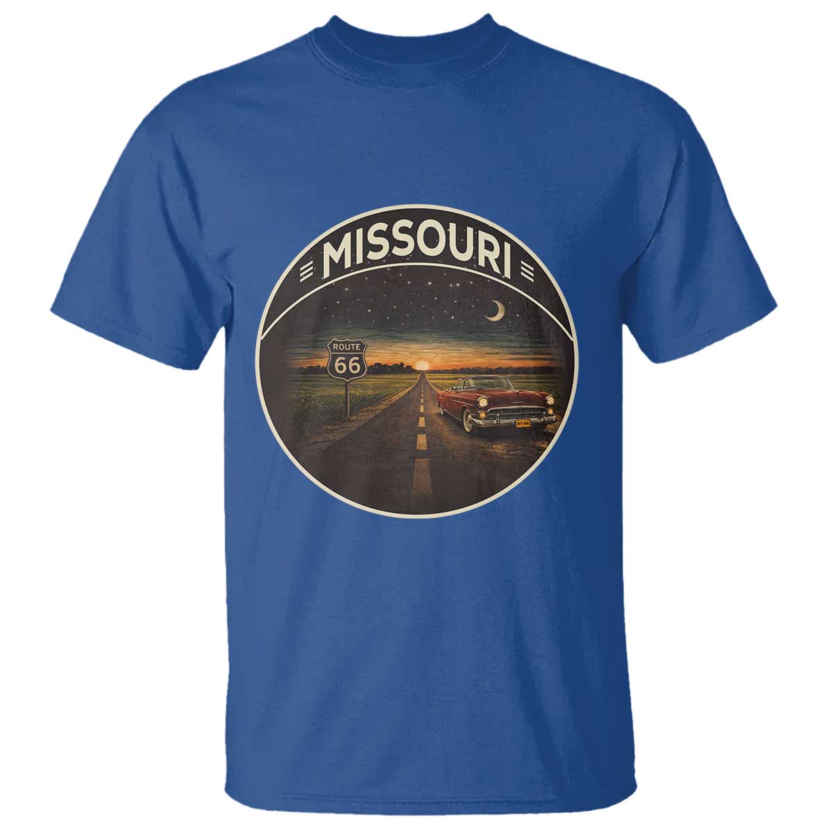 Missouri State Route Highway 66 T Shirt Mother Road Travel Gift