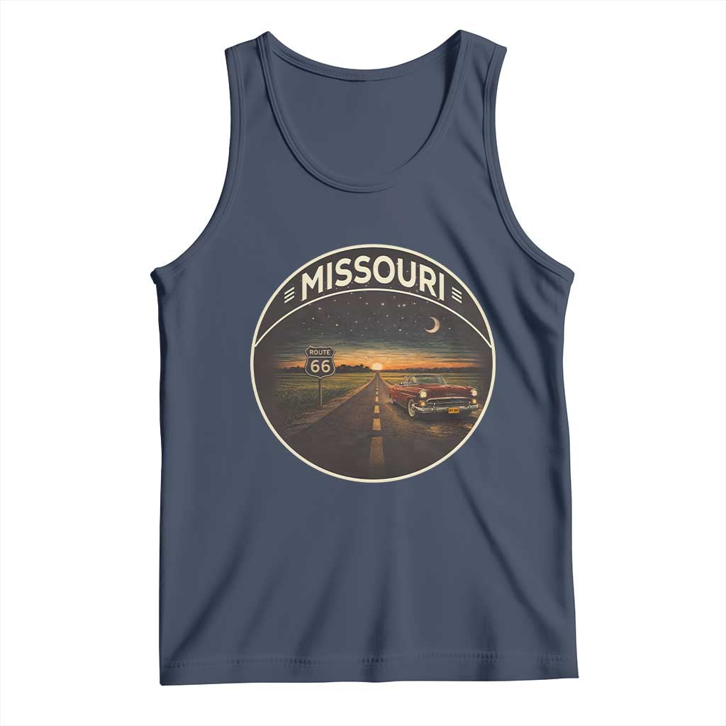 Missouri State Route Highway 66 Tank Top Mother Road Travel Gift