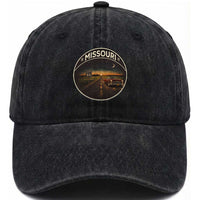 Missouri State Route Highway 66 Washed Cotton Baseball Cap Mother Road Travel Gift