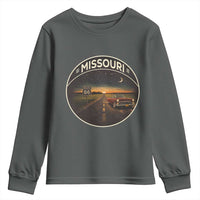 Missouri State Route Highway 66 Youth Sweatshirt Mother Road Travel Gift