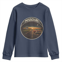 Missouri State Route Highway 66 Youth Sweatshirt Mother Road Travel Gift