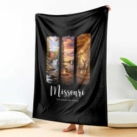 Missouri The Show Me State Throw Blanket Midwest Pride
