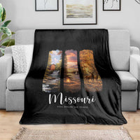 Missouri The Show Me State Throw Blanket Midwest Pride