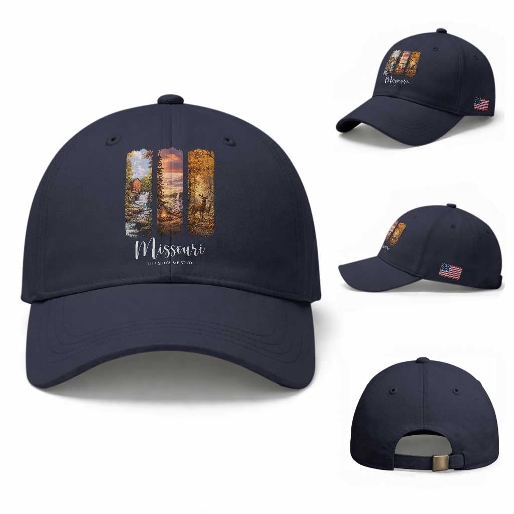 Missouri The Show Me State Baseball Cap Midwest Pride