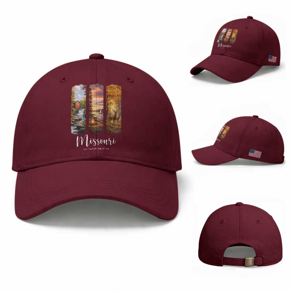 Missouri The Show Me State Baseball Cap Midwest Pride