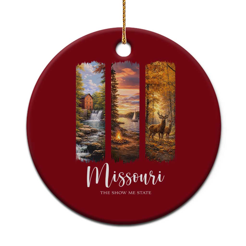 Missouri The Show Me State Ceramic Ornament Midwest Pride