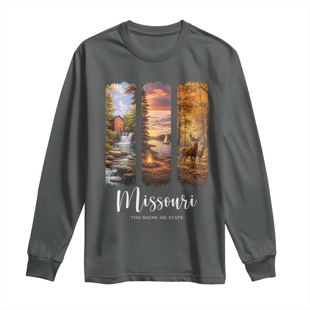 Missouri The Show Me State Long Sleeve Shirt Midwest Pride