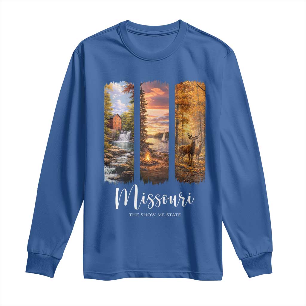 Missouri The Show Me State Long Sleeve Shirt Midwest Pride