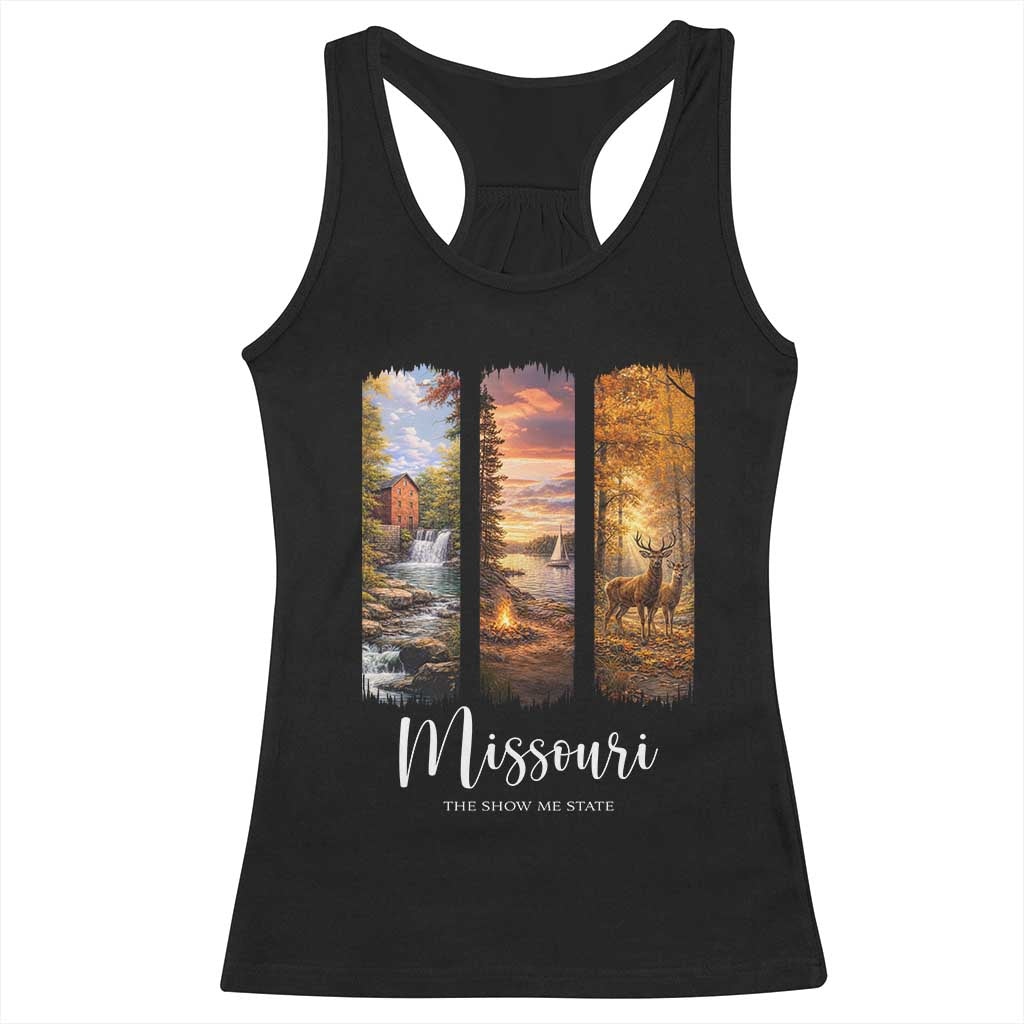 Missouri The Show Me State Racerback Tank Top Midwest Pride
