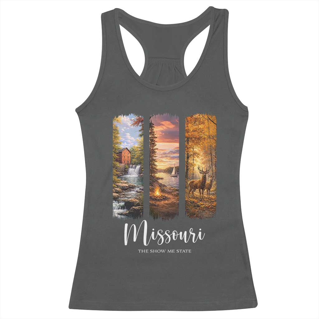 Missouri The Show Me State Racerback Tank Top Midwest Pride