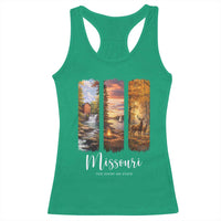 Missouri The Show Me State Racerback Tank Top Midwest Pride