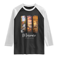 Missouri The Show Me State Raglan Shirt Midwest Pride