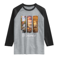 Missouri The Show Me State Raglan Shirt Midwest Pride