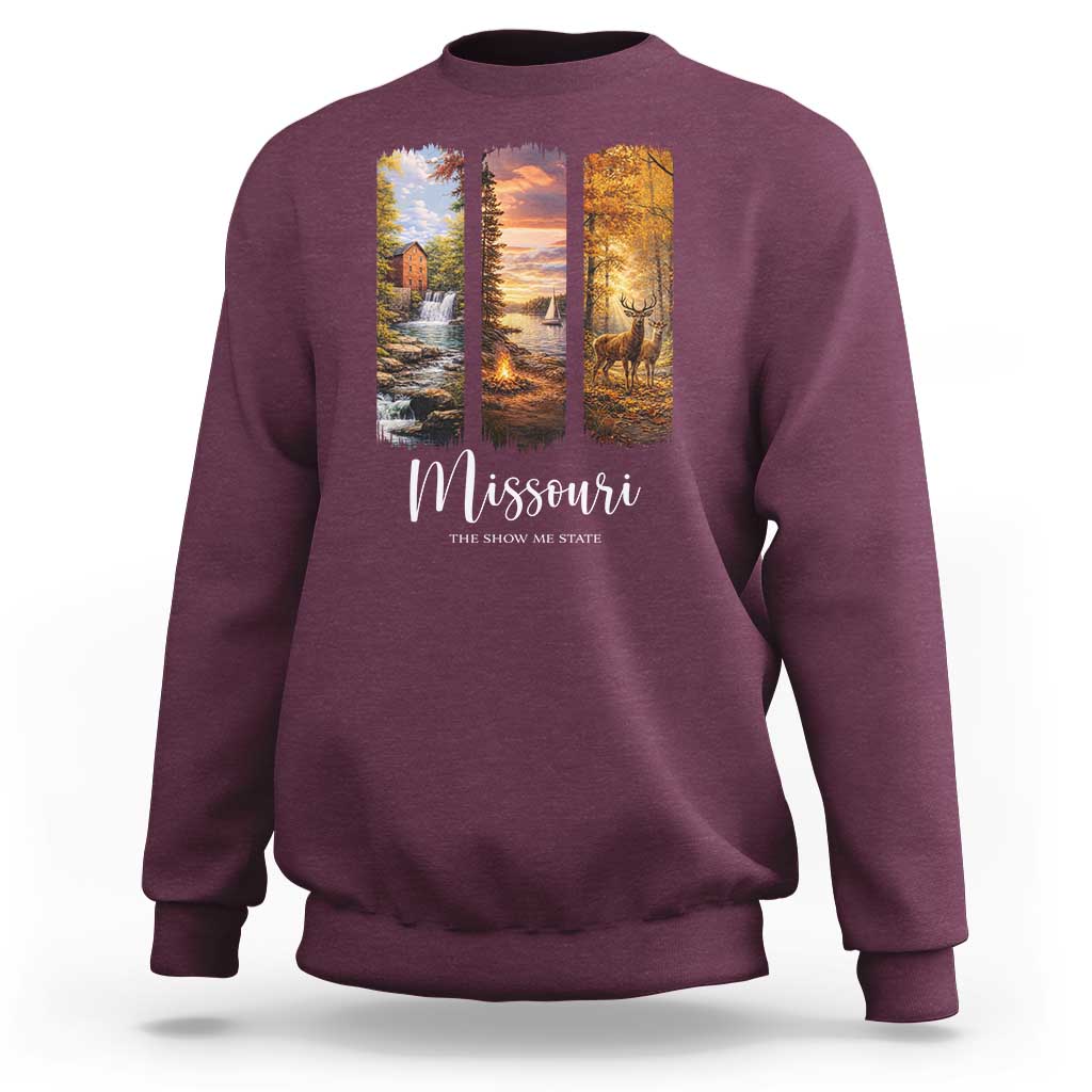 Missouri The Show Me State Sweatshirt Midwest Pride