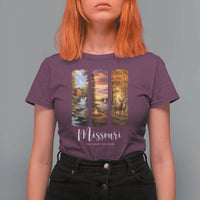 Missouri The Show Me State T Shirt For Women Midwest Pride
