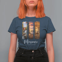 Missouri The Show Me State T Shirt For Women Midwest Pride