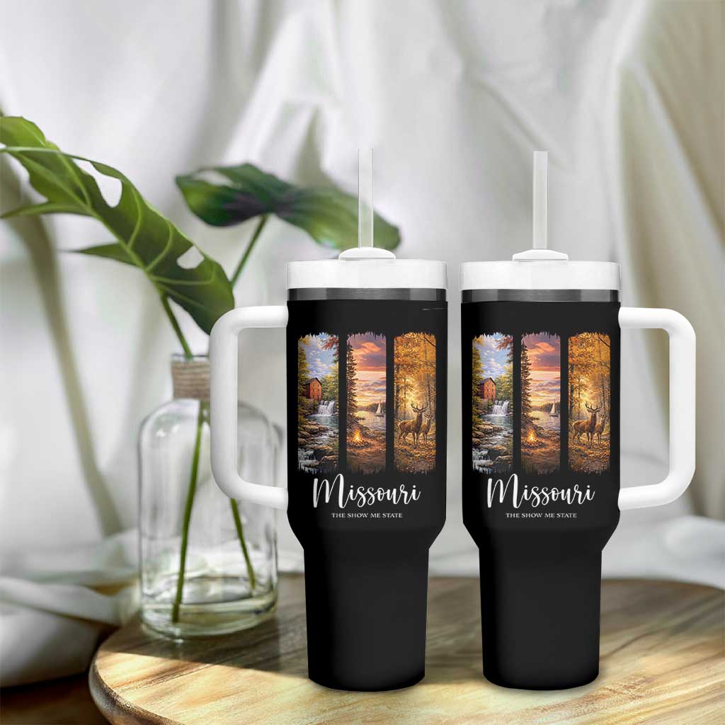 Missouri The Show Me State Tumbler With Handle Midwest Pride