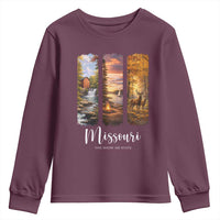 Missouri The Show Me State Youth Sweatshirt Midwest Pride