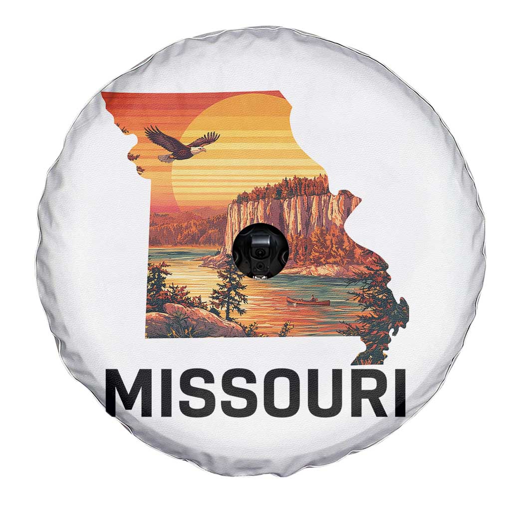 Missouri State Map Nature Travel Spare Tire Cover The Show Me State Pride