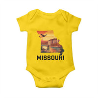 Missouri State Map Nature Travel Baby Onesie The Show Me State Pride