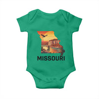 Missouri State Map Nature Travel Baby Onesie The Show Me State Pride