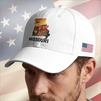 Missouri State Map Nature Travel Baseball Cap The Show Me State Pride