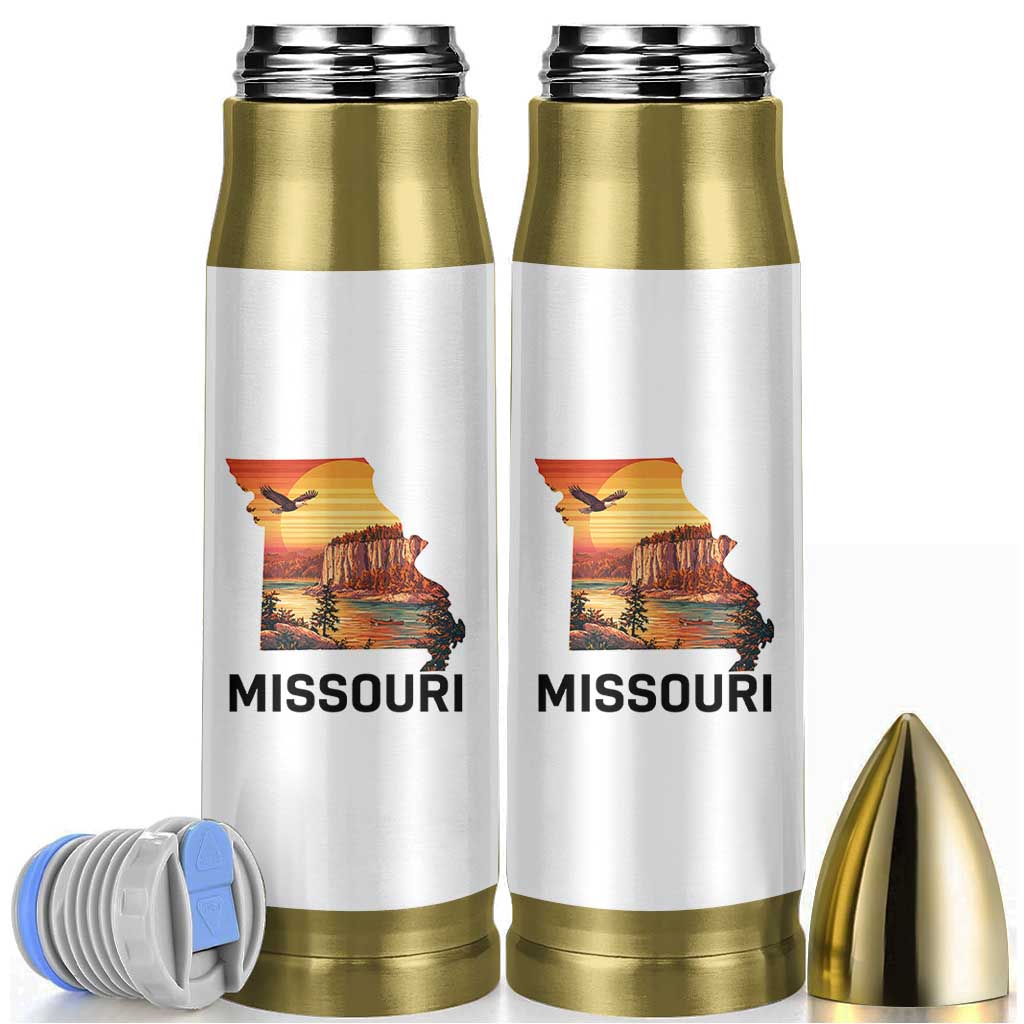 Missouri State Map Nature Travel Bullet Tumbler The Show Me State Pride