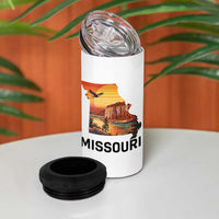 Missouri State Map Nature Travel 4 in 1 Can Cooler Tumbler The Show Me State Pride