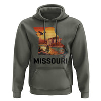 Missouri State Map Nature Travel Hoodie The Show Me State Pride