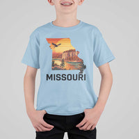 Missouri State Map Nature Travel T Shirt For Kid The Show Me State Pride