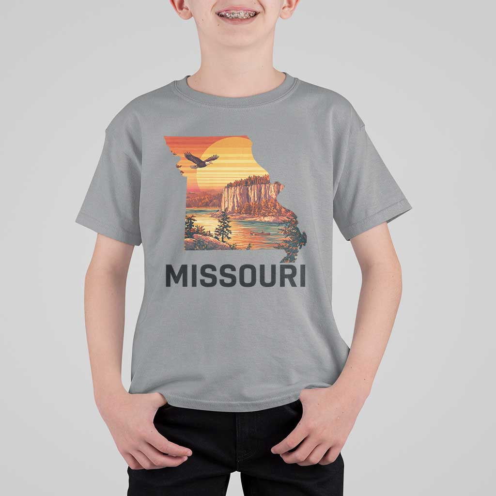 Missouri State Map Nature Travel T Shirt For Kid The Show Me State Pride