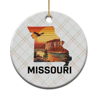 Missouri State Map Nature Travel Ceramic Ornament The Show Me State Pride
