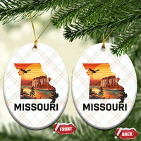 Missouri State Map Nature Travel Ceramic Ornament The Show Me State Pride