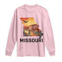 Missouri State Map Nature Travel Long Sleeve Shirt The Show Me State Pride