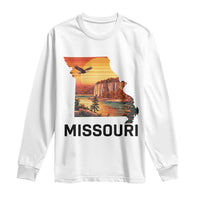 Missouri State Map Nature Travel Long Sleeve Shirt The Show Me State Pride