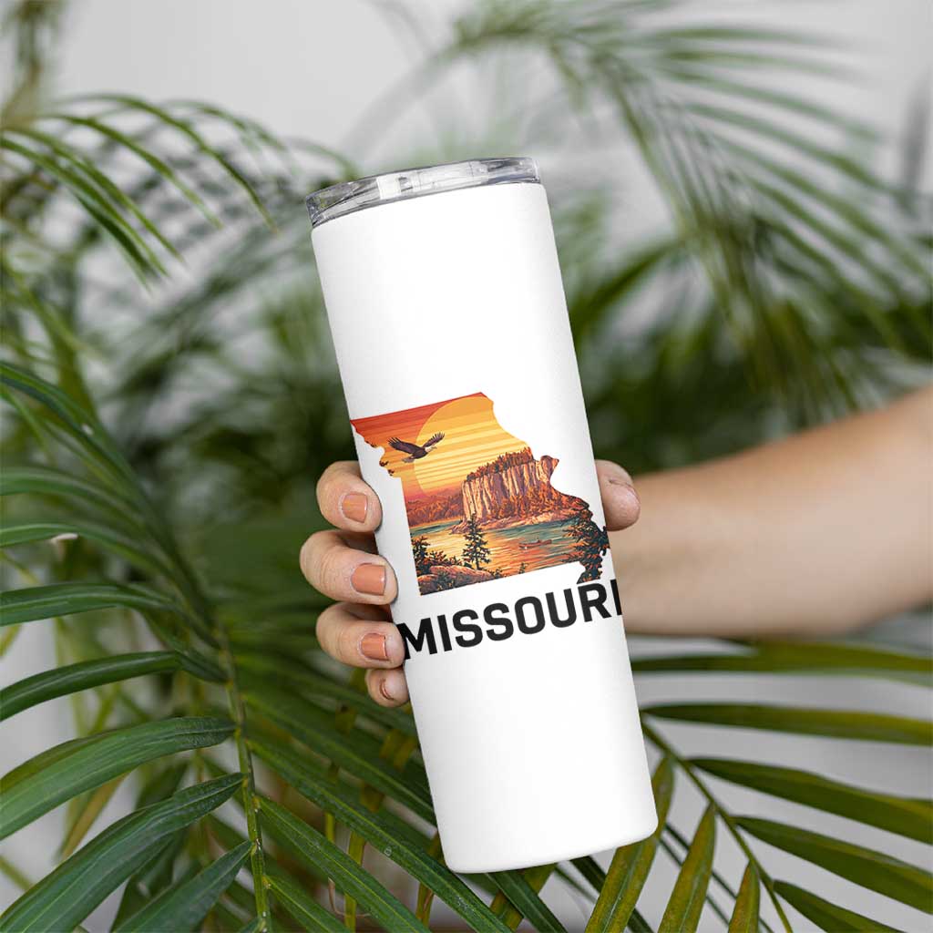 Missouri State Map Nature Travel Skinny Tumbler The Show Me State Pride