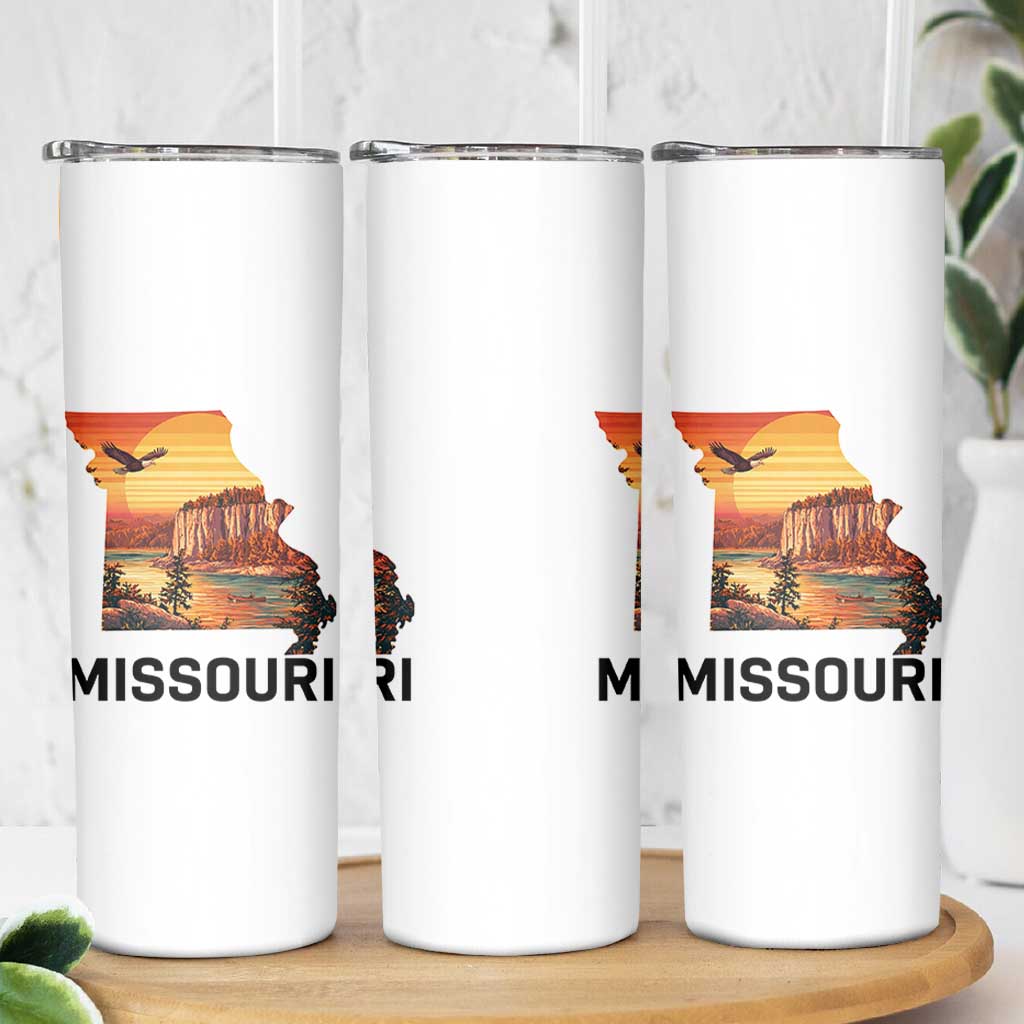 Missouri State Map Nature Travel Skinny Tumbler The Show Me State Pride