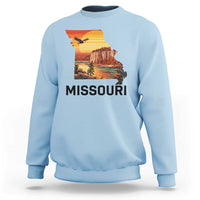 Missouri State Map Nature Travel Sweatshirt The Show Me State Pride