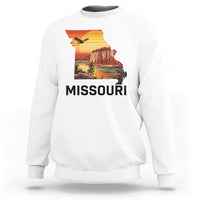 Missouri State Map Nature Travel Sweatshirt The Show Me State Pride