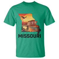 Missouri State Map Nature Travel T Shirt The Show Me State Pride