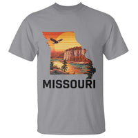 Missouri State Map Nature Travel T Shirt The Show Me State Pride
