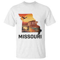 Missouri State Map Nature Travel T Shirt The Show Me State Pride
