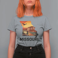 Missouri State Map Nature Travel T Shirt For Women The Show Me State Pride