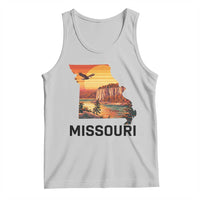 Missouri State Map Nature Travel Tank Top The Show Me State Pride