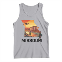 Missouri State Map Nature Travel Tank Top The Show Me State Pride