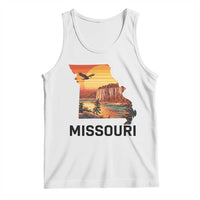 Missouri State Map Nature Travel Tank Top The Show Me State Pride