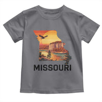 Missouri State Map Nature Travel Toddler T Shirt The Show Me State Pride