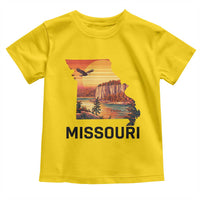 Missouri State Map Nature Travel Toddler T Shirt The Show Me State Pride